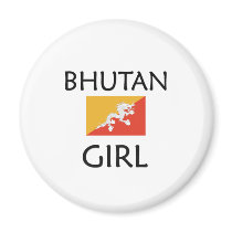 BHUTAN GIRL magnets