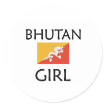 BHUTAN GIRL STICKERS
