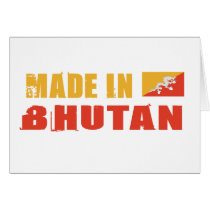 BHUTAN GREETING CARD