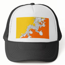 Bhutan High quality Flag Mesh Hats
