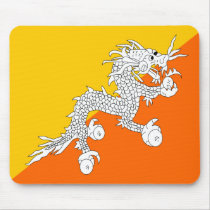 Bhutan High quality Flag Mouse Pads