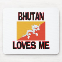Bhutan Loves Me mousepads