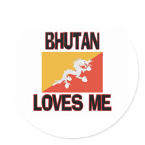 Bhutan Loves Me stickers
