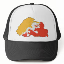 Bhutan map BT Trucker Hat