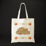 Bhutan Map Flag Border Bag