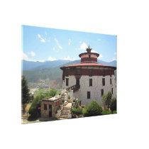 bhutan museum canvas print