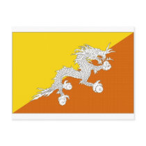 Bhutan National Flag Post Cards