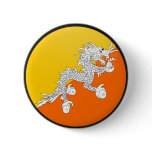 Bhutan quality Flag Circle Pin