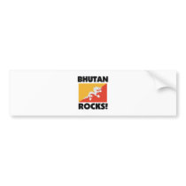 Bhutan Rocks bumper stickers
