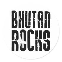 Bhutan Rocks Sticker