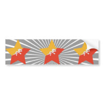 Bhutan Star Bumper Stickers