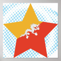 Bhutan Star Poster