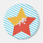 Bhutan Star Refrigerator Magnets