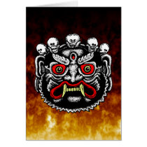 Bhutanese Demon Card