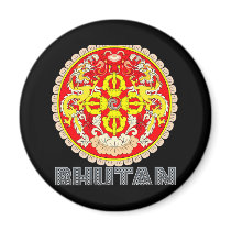 Bhutanese Emblem magnets