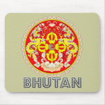 Bhutanese Emblem Mouse Mat