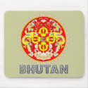 Bhutanese Emblem mousepads