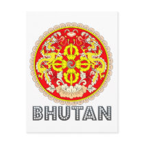 Bhutanese Emblem Post Cards
