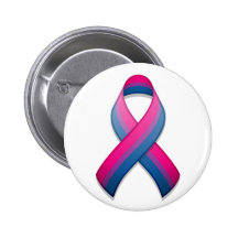 Bi Awareness Ribbon Button
