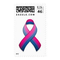 Bi Awareness Ribbon Postage postage by jamieco Bi Awareness Ribbon Postage postage