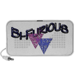 Bi-Furious Bi Pride Portable Speaker