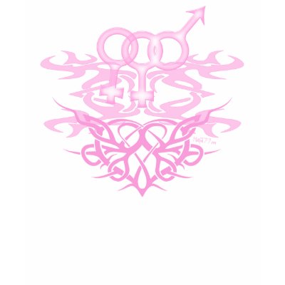 Bi Girl Tribal TShirt