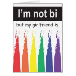 Bi Girlfriend Greeting Cards
