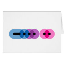 Bi Morse Code Bar Card