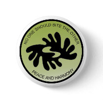 BI NKA BI PEACE AND HARMONY Button