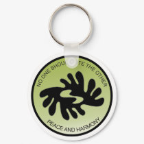 BI NKA BI PEACE AND HARMONY Keychain