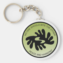 BI NKA BI PEACE AND HARMONY Keychain