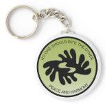 BI NKA BI PEACE AND HARNY Keychain
