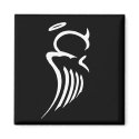 Bi-Polar Angel Magnet by Kidd_Ikarus Bi-Polar Angel Magnet