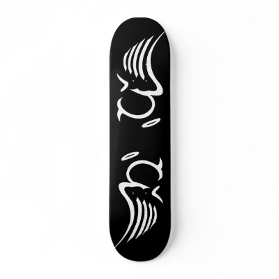 Bi-Polar Angel x 2 Skateboard by Kidd_Ikarus