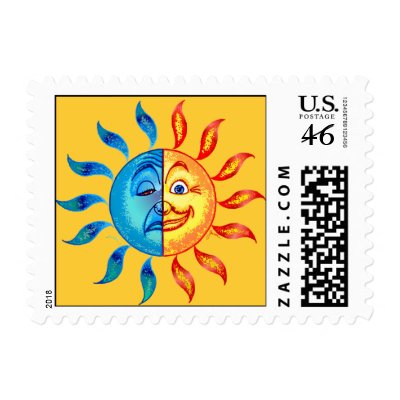 Bi Polar Solar Good Day Stamp by Jaenne