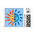 Bi Polar Solar Sad Day postage