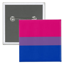 Bi Pride Flag Button (Square)