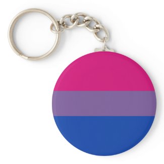 Bi Pride Flag Keychain (Classic)