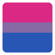 Bi Pride Flag Sticker Sheets (Square)