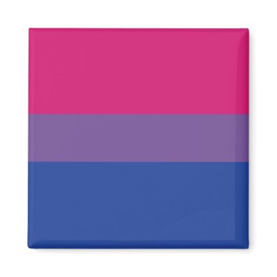 Bi Pride magnet by destructobot