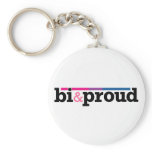Bi&proud White Keychain