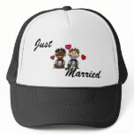 Bi-Racial Gay Couple Mesh Hat