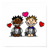 Bi-Racial Gay Couple posters