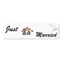 Bi-Racial Grooms bumper stickers
