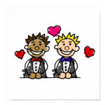 Bi-Racial Grooms Print