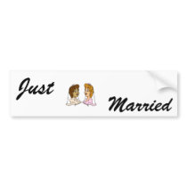 Bi-Racial Lesbians bumper stickers