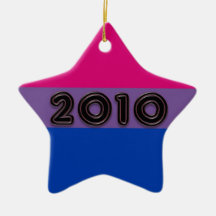 Bi-Sexual Pride 2010 Christmas Ornaments