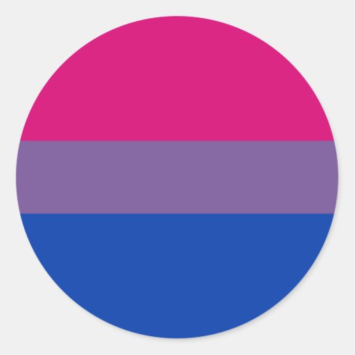 Bi Sexual Pride Flag Classic Round Sticker Zazzle