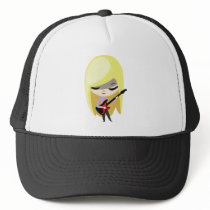 Biana the Blonde Bassist hats