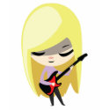Biana the Blonde Bassist t-shirts